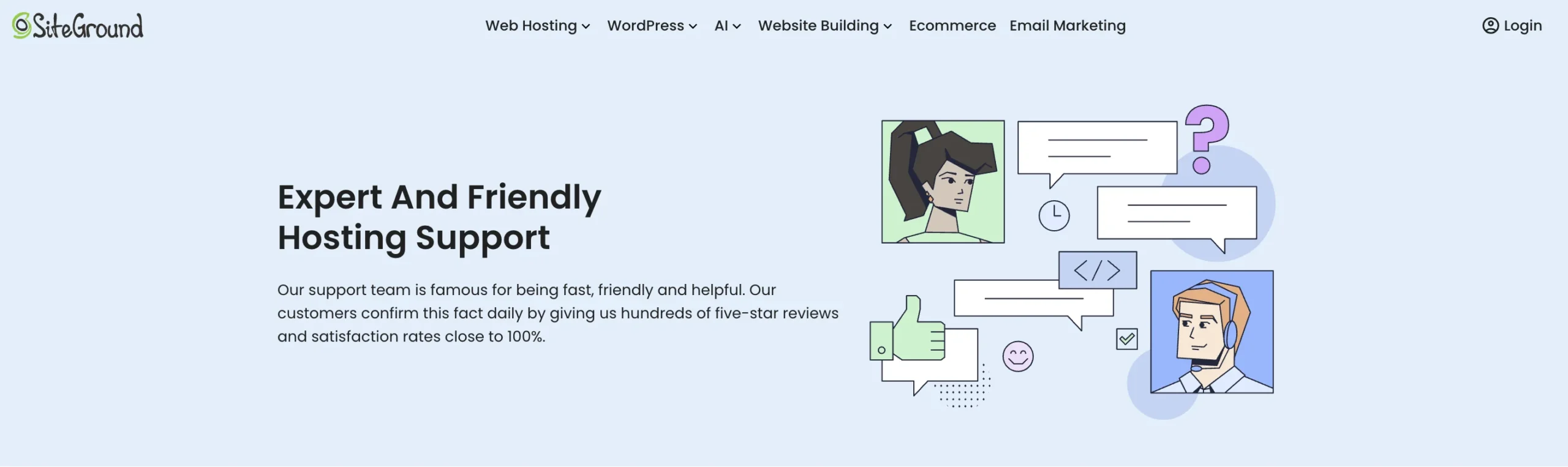 siteground chat support